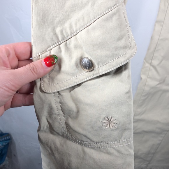 Athleta Dipper tan nylon outdoor pants size 8 Tall - Picture 5 of 11